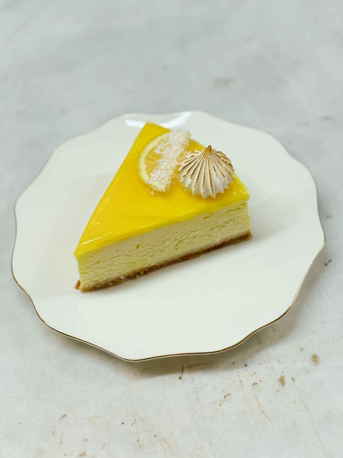 Lemon cheesecake